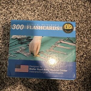 Surgical instrument flashcards